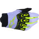 Youth Full Bore V2 Gloves — Size S, Purple/Fluorescent Yellow/Black