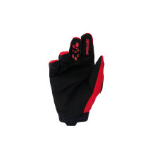 Youth Full Bore V2 Gloves — 2XS, Red