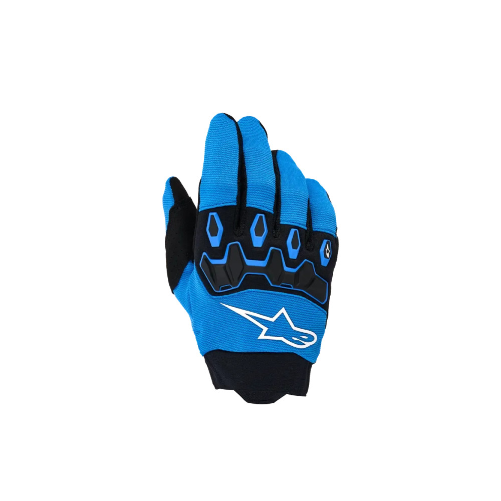 Youth Full Bore V2 Gloves — XS, Blue