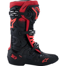 Tech 10 Boots — EU 43, US 9, Over‑Calf, Black
