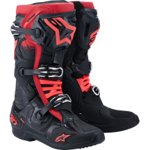 Tech 10 Boots — US Size 10, EU 44.5, Over-Calf, Black