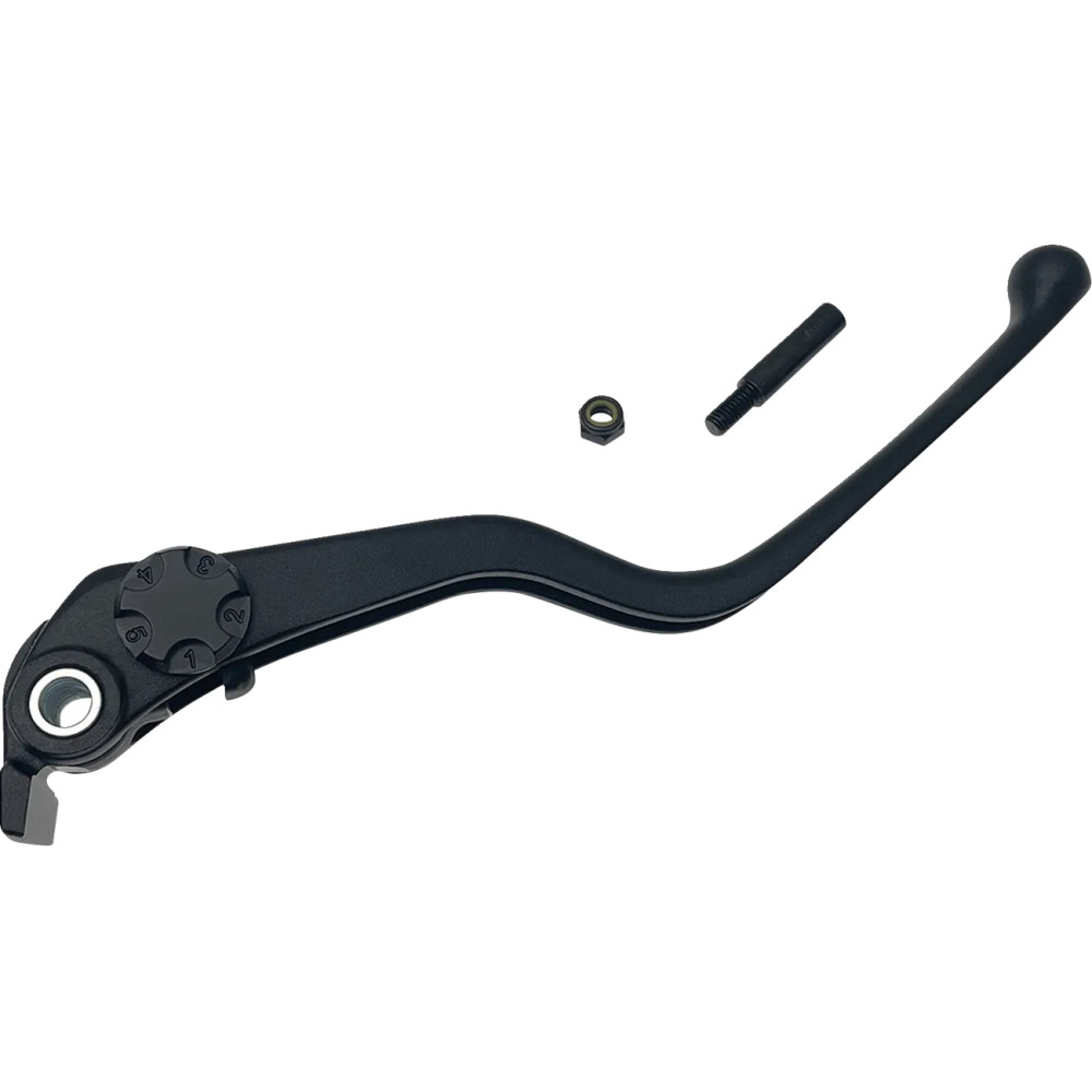 Wide Blade Replacement Brake Lever — Aluminum, matte black