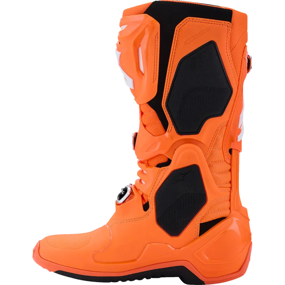 Tech 10 Supervented Boots — US 7, Over-Calf, Fluorescent Orange