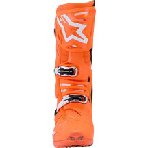Tech 10 Supervented Boots — US 10, Over‑calf, Fluorescent Orange