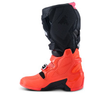 Tech 7 Boots — Mid-Calf, Black, Red, Fluorescent Pink