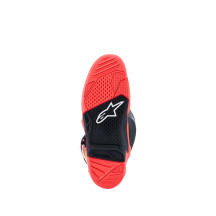 Botas Tech 7 — Rojo, media caña, US 5
