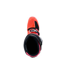 Botas Tech 7 — US 16, media caña, negro/rojo