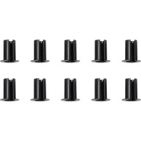 Buje de pivote — paquete de 10, negro