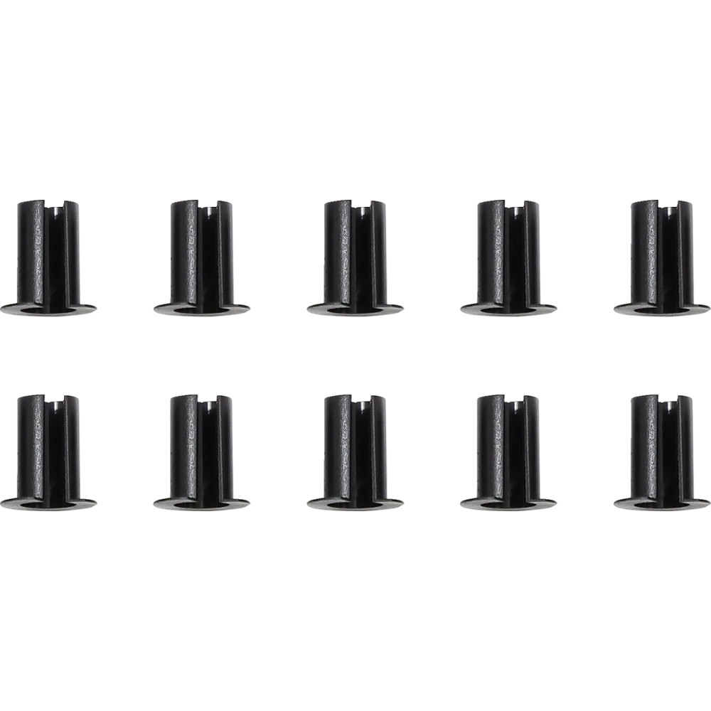 Buje de pivote — paquete de 10, negro