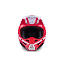 Casco SM3 Heat — Talla S, Negro, Rojo, Blanco