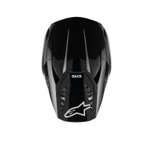 Casco SM3 Sólido — Talla S, Negro
