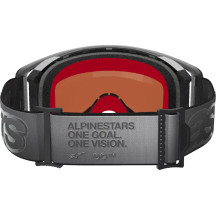 Supertech Vision Vista Goggle — One Size, Black, Gold Mirror