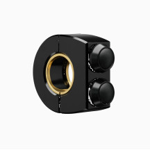 mo.Switch Plain — 22 mm (7/8"), 25.4 mm (1"), 2 buttons, Black