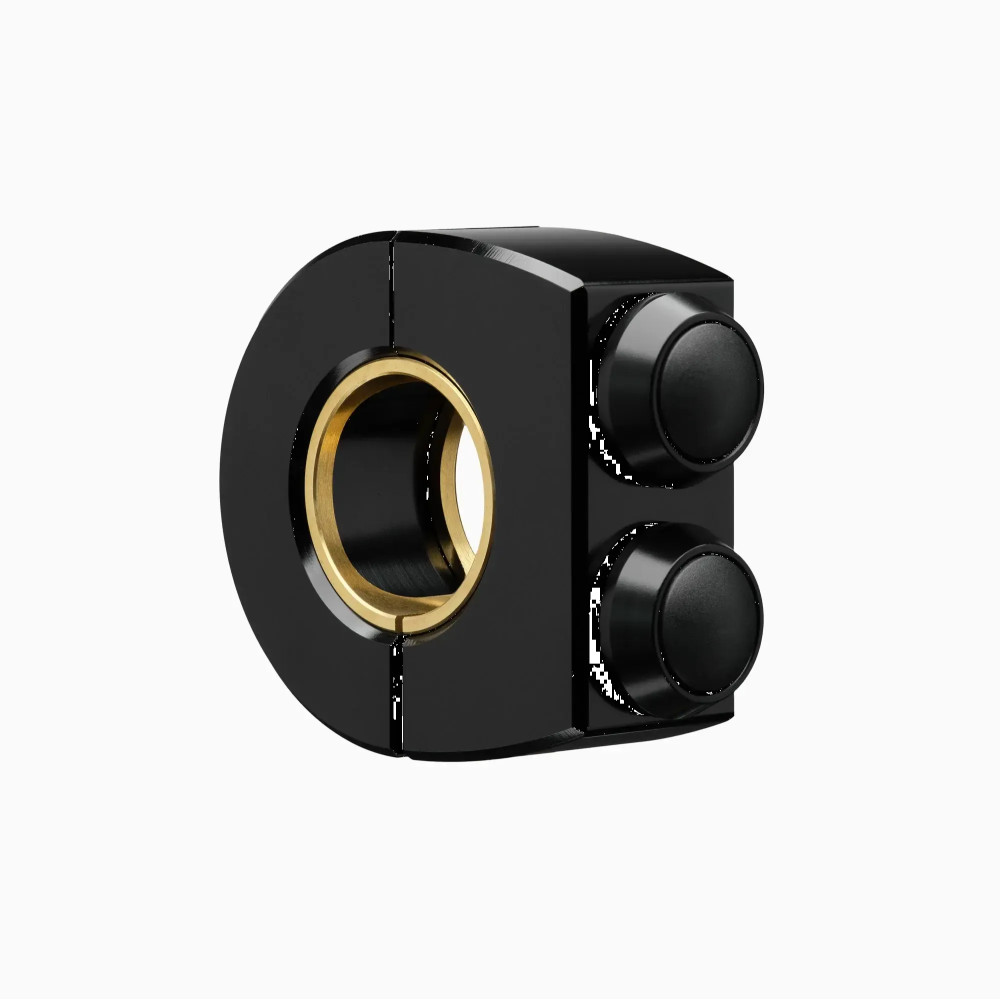 mo.Switch Plain — 22 mm (7/8"), 25.4 mm (1"), 2 buttons, Black