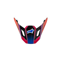 Visera S-M7 Fuse — Talla única, Off-Road, rojo