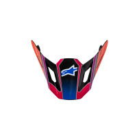 Visera S-M7 Fuse — Talla única, Off-Road, rojo