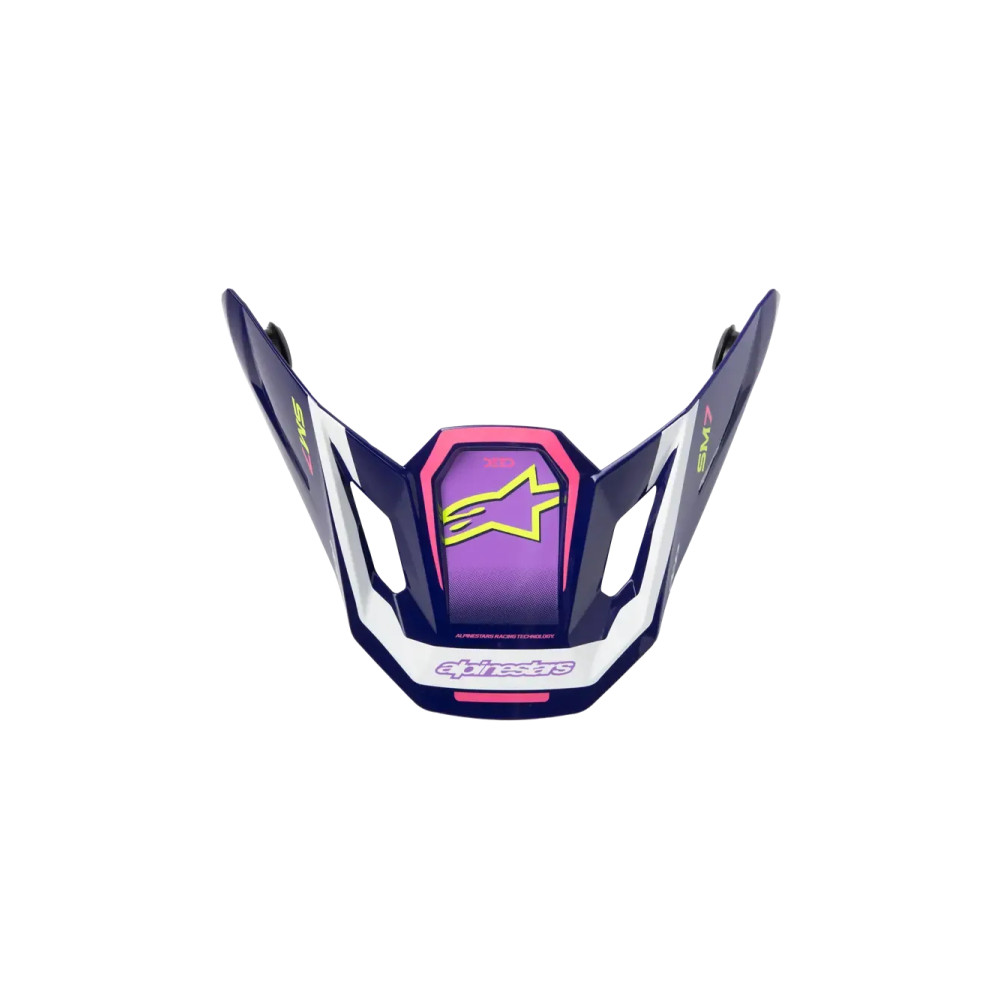 S-M7 Deed Helmet Visor — One Size, Fits S-M7, Purple
