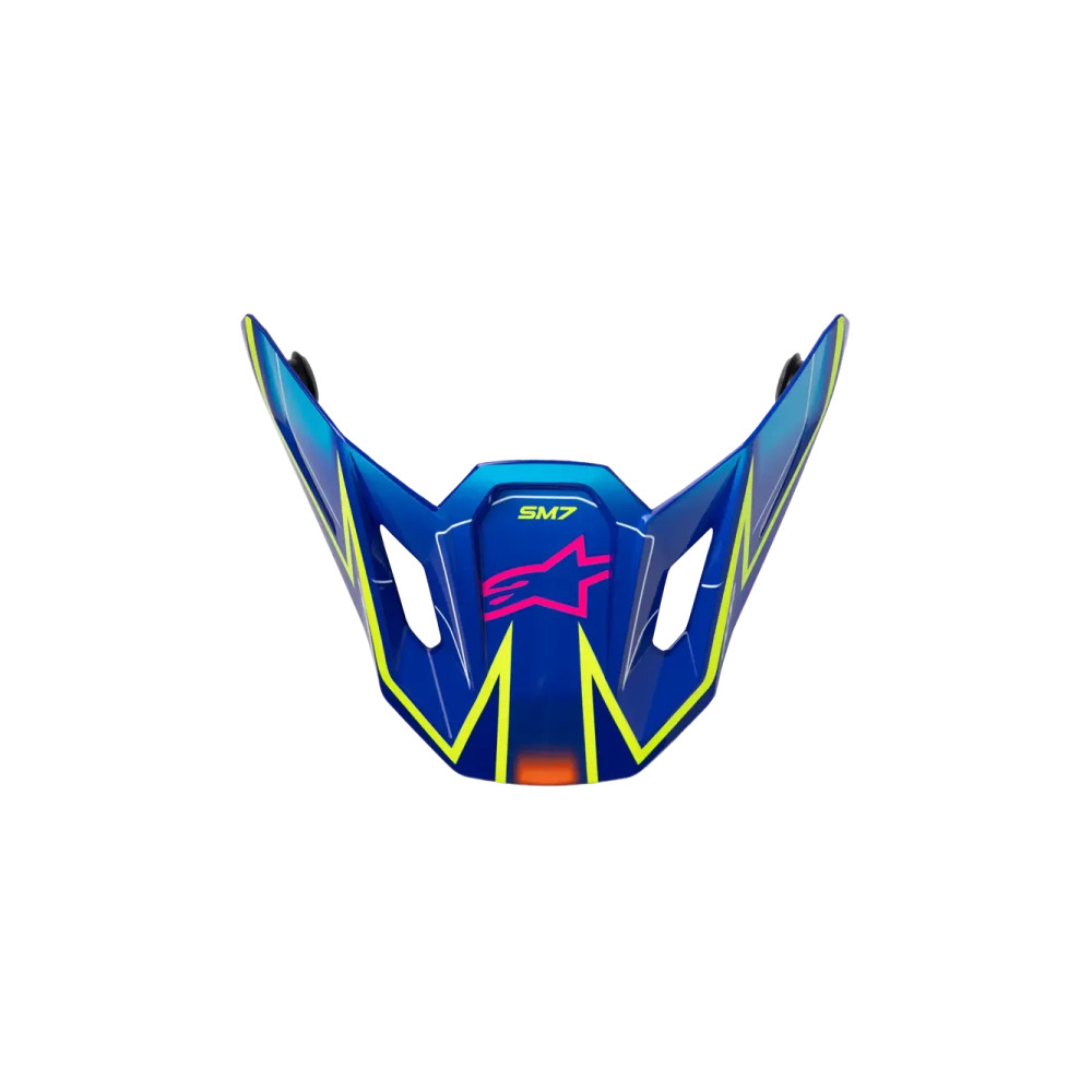 S-M7 Cast Helmet Visor — One Size, Blue