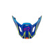 S-M7 Cast Helmet Visor — One Size, Blue