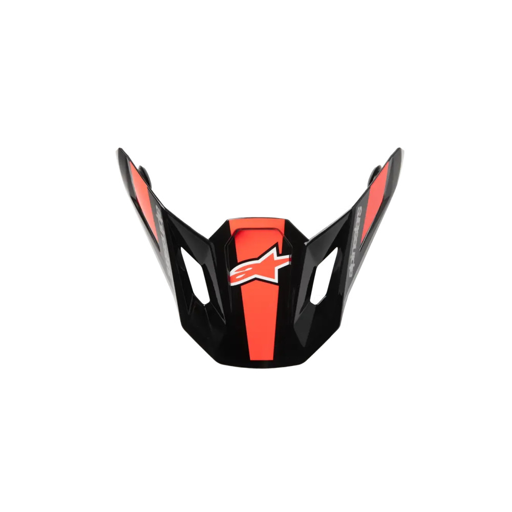 S-M7 Rise Helmet Visor — One Size, Off-Road, Black
