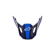 S-M7 Rise Helmet Visor — One Size, Blue/White