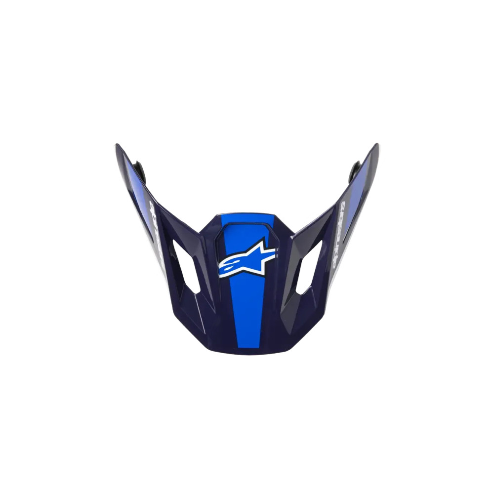 S-M7 Rise Helmet Visor — One Size, Blue/White