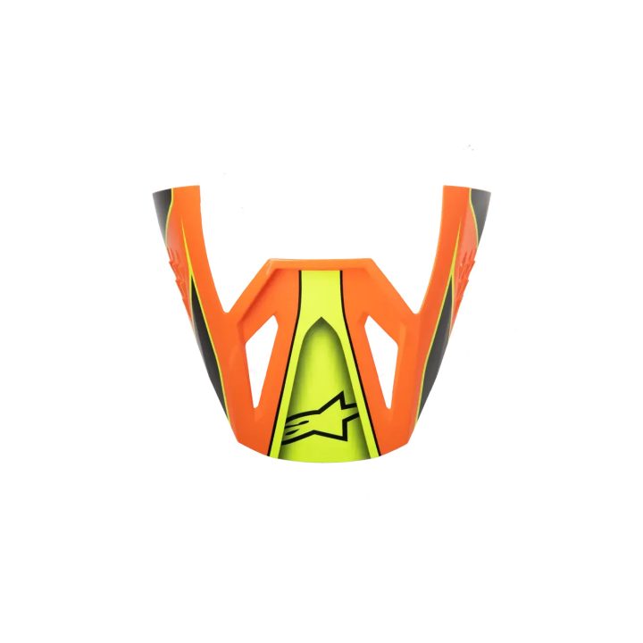 S-M3 Fray Helmet Visor — One Size, Off-Road, Black, Orange, Yellow