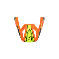 S-M3 Fray Helmet Visor — One Size, Off-Road, Black, Orange, Yellow
