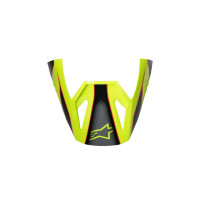 S-M3 Fray Helmet Visor — One Size, Black, Red, Yellow
