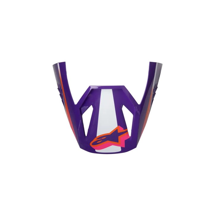 SM3 Heat Helmet Visor — One Size, fits SM3 Heat helmets, Pink/Purple/White