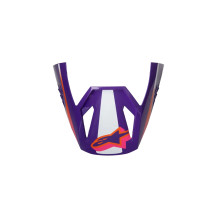 SM3 Heat Helmet Visor — One Size, fits SM3 Heat helmets, Pink/Purple/White