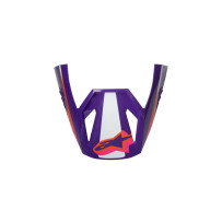 SM3 Heat Helmet Visor — One Size, fits SM3 Heat helmets, Pink/Purple/White
