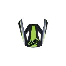 SM3 Heat Helmet Visor — One Size, Off-road, Adult, Black, Yellow