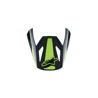 SM3 Heat Helmet Visor — One Size, Off-road, Adult, Black, Yellow