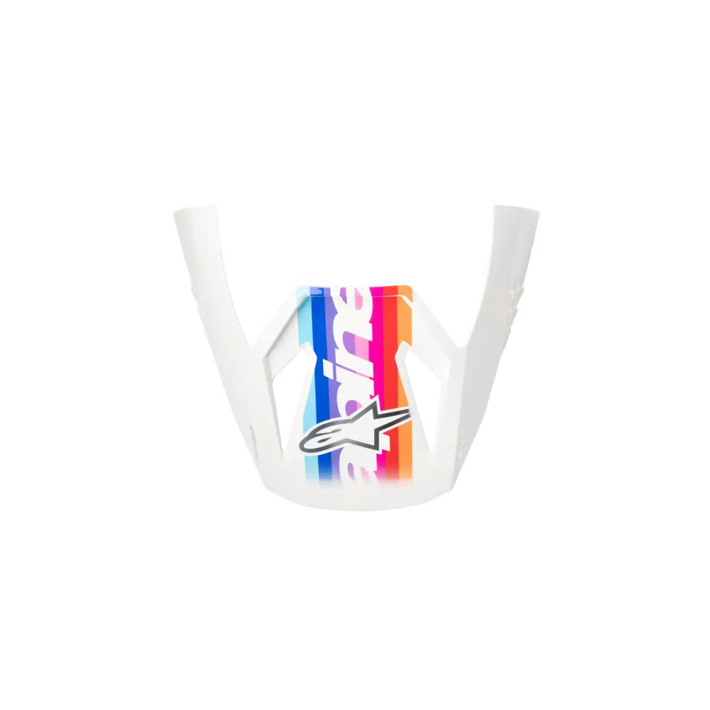 Visera SM3 Force — compatible con cascos Alpinestars SM3 Force, Talla única, Blanca