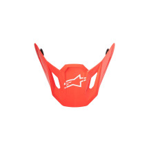 SM7 Core Helmet Visor — One Size, Red, Fits SM7 Core helmets