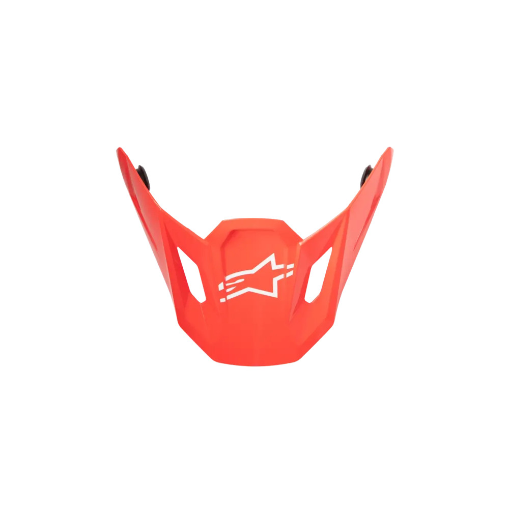 SM7 Core Helmet Visor — One Size, Red, Fits SM7 Core helmets