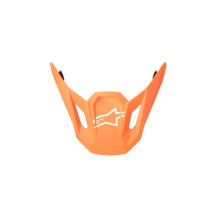 SM7 Core Helmet Visor — One Size, Orange, Matte