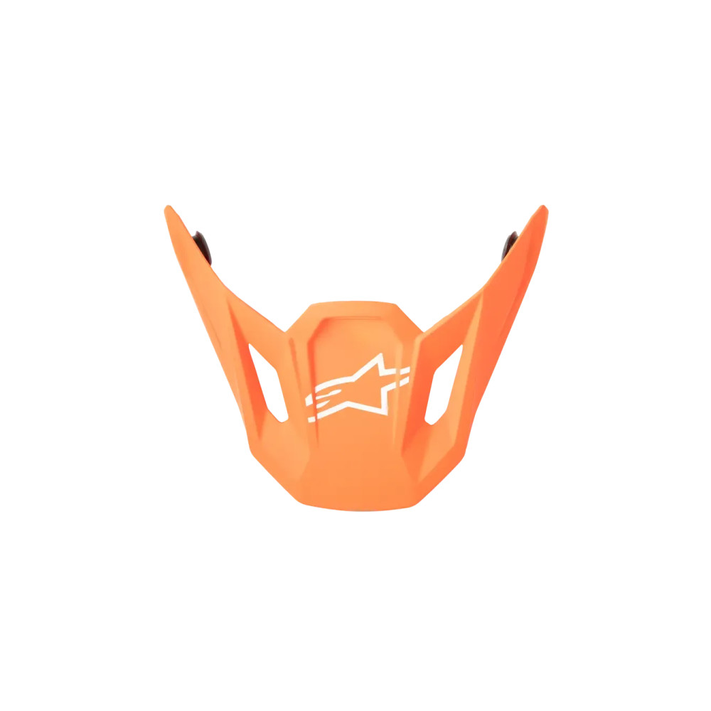 SM7 Core Helmet Visor — One Size, Orange, Matte