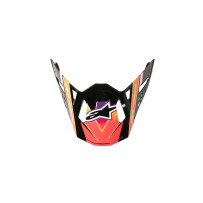 Supertech M10 Era Helmet Visor — Supertech M10, Pink, Purple, Yellow, One Size