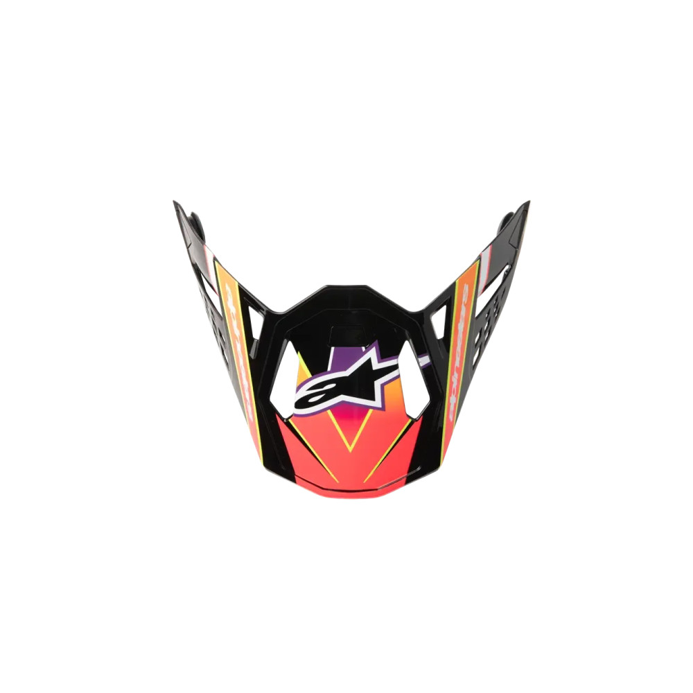 Supertech M10 Era Helmet Visor — Supertech M10, Pink, Purple, Yellow, One Size