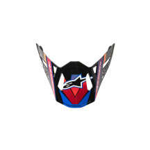 Supertech M10 Era Helmet Visor — Fits Supertech M10, Blue, Red, Yellow