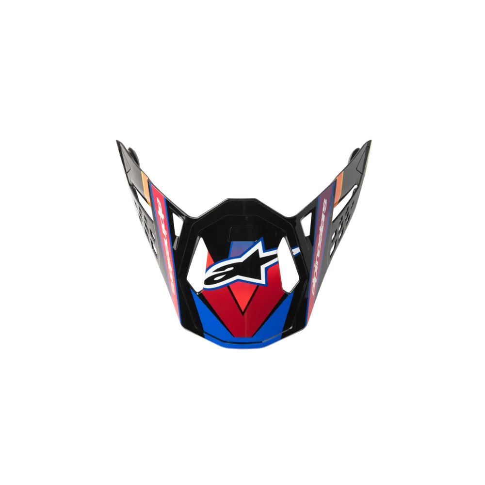 Supertech M10 Era Helmet Visor — Fits Supertech M10, Blue, Red, Yellow