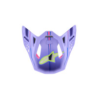 Visera para casco Supertech M10 Jett — Talla única, Compatible con Supertech M10, Rosa/Morado