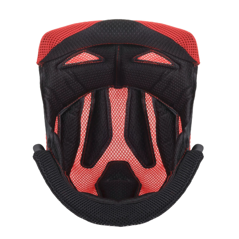 Almohadilla de corona para casco Missile — Talla S, negro, rojo