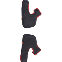 Missile Replacement Cheek Pads — Size S, +5 mm, Black, Red