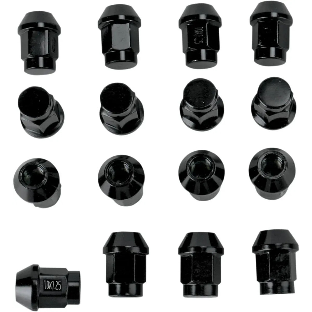 Lug Nuts — 16 pack, black