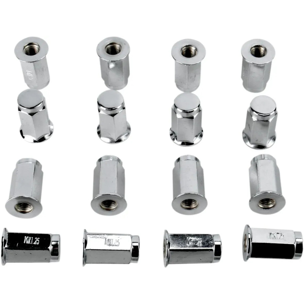 Lug Nuts — 16 Pack, Chrome