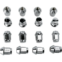 Lug Nuts — Chrome, 16-pack