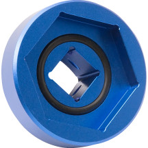 Fork Cap Socket 39 mm — Blue anodized, fits Big Twin® & Sportster®